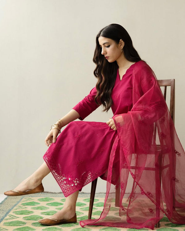 Rosy | 3-Piece Stitched Eid Arrival