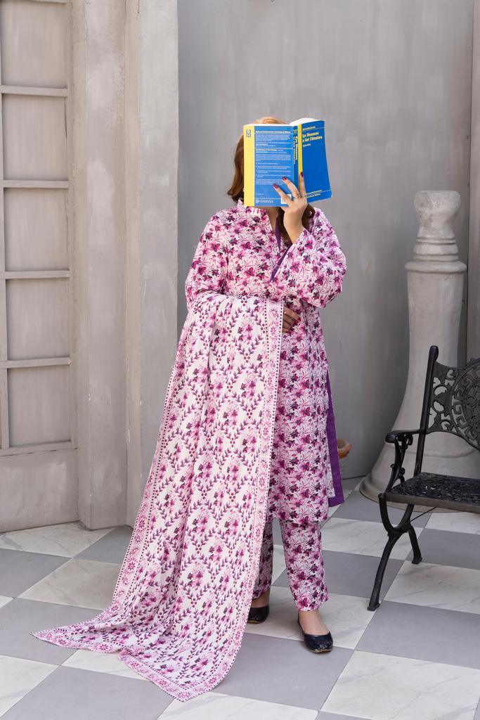 Moroccan Printed | 3 Piece Suit - Garoor