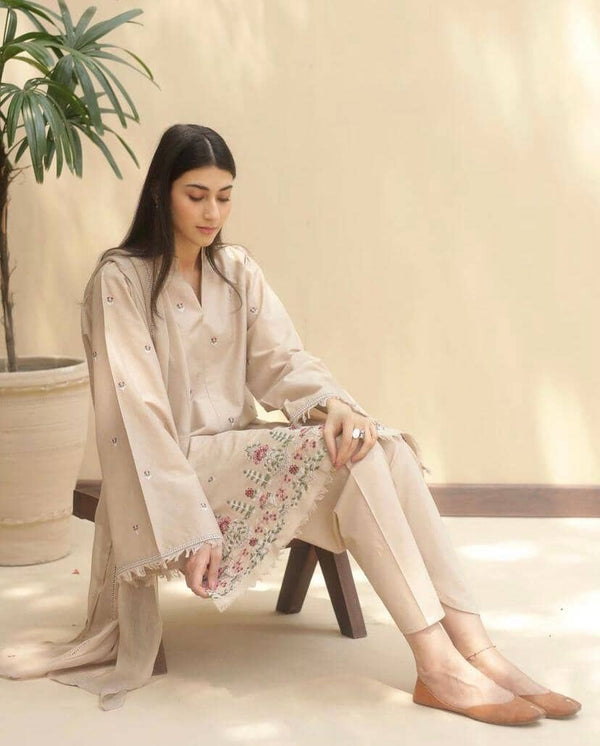 Badami | 3-Piece Stitched Suit Garoor 